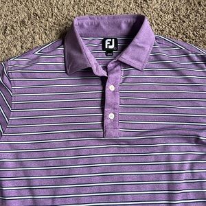 Footjoy Golf Polo Shirt Midland Hills Country Club Minnesota Purple Large